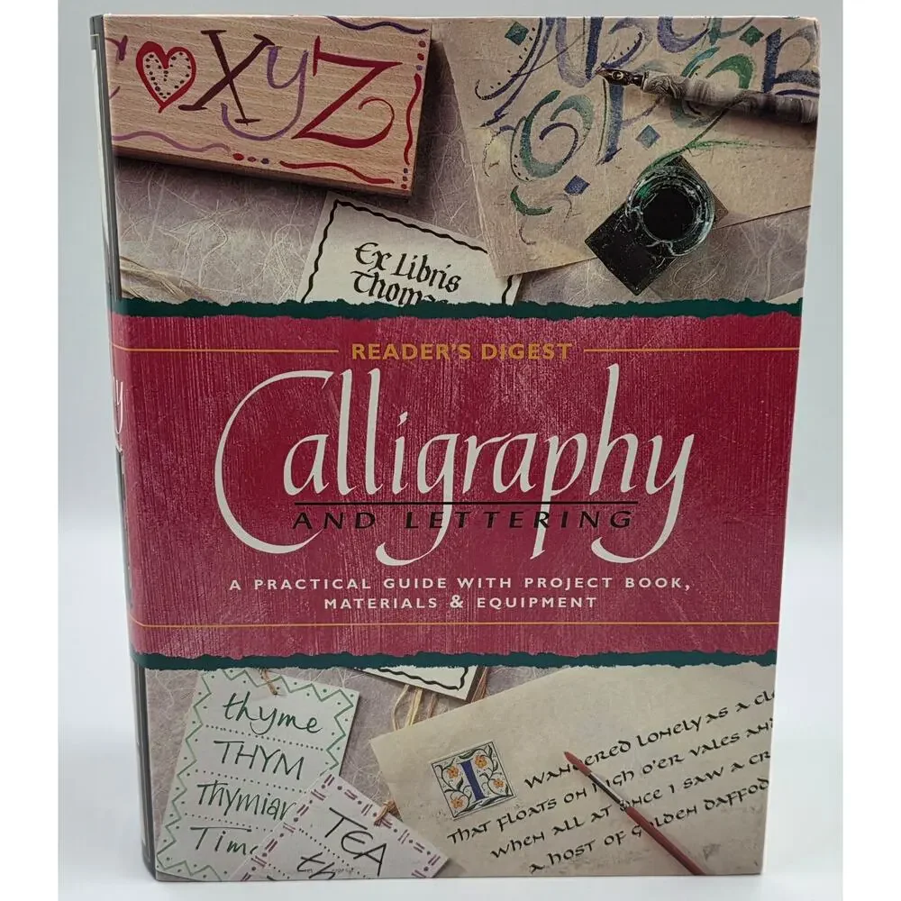 Calligraphy &‎ Letters Beginners Kit Set Pen Ink How To Project Book